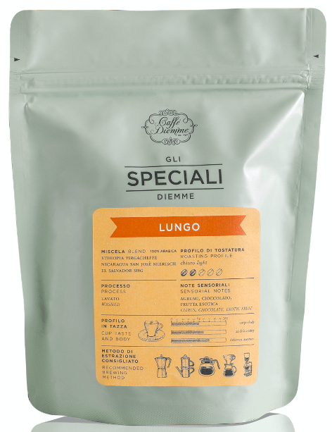 'Gli Speciali - Lungo' coffee blend in beans